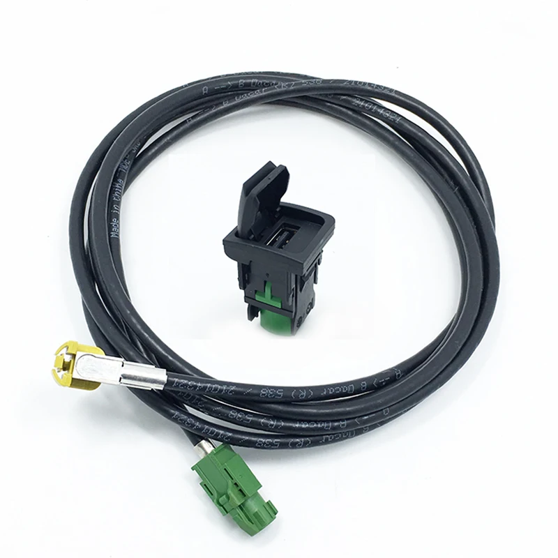1 комплект для Golf MK5 MK6 Scirocco Passat jetta mk6 USB разъем на входе поверхность + кабель RCD510 5KD