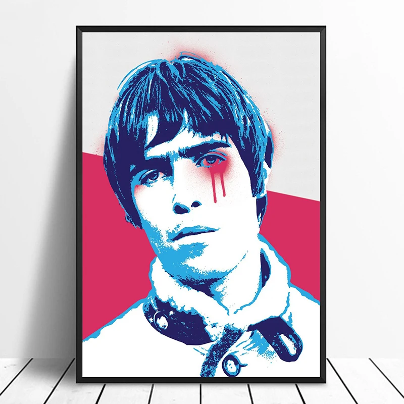 

Liam Gallagher Music Poster Hip Hop Rap Music Band Star Poster Wall Art Painting Room Home Decor Canvas Print