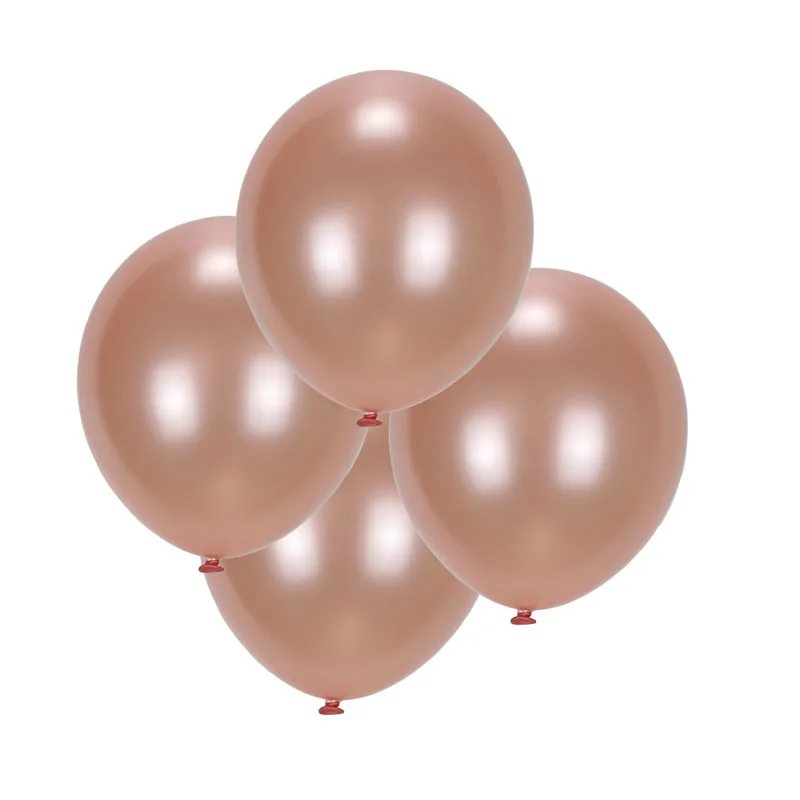 12 шт. розовое золото globos дюймов воздушный шар из гранулированного латекса Свадебные шарики день рождения аксессуары дети украшения дома аксессуары - изображение