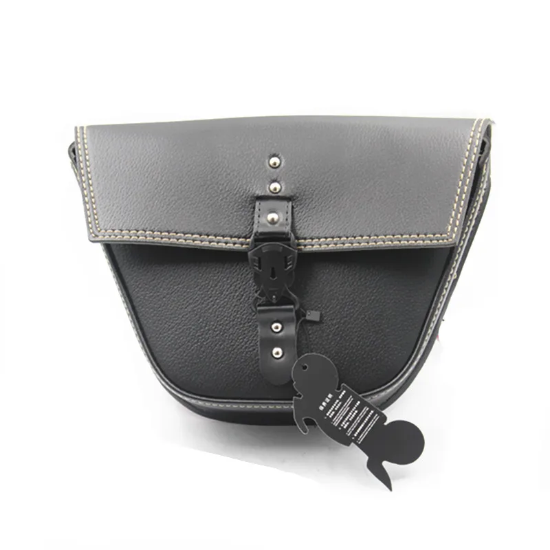 

Motorcycle PU Leather Saddlemotorcycle bag Storage Pouch Luggage Tool Bag For Honda Yamaha Suzuki Kawasaki Touring Chopper