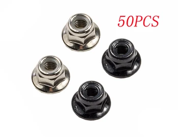 

50PCS RC Micro Dron Multicopter Motor M5 Flange Nylon Ring Anti-loose Aluminum Knurled Nut CW CCW Self-locking Non-slip Nuts
