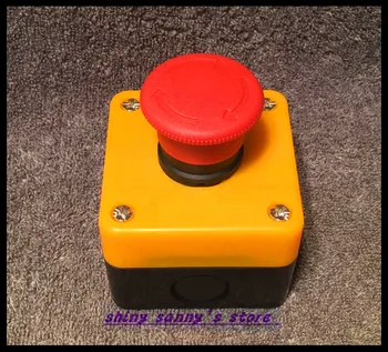 

1Pcs Waterproof Twist to Reset Emergency Stop Station Push Button Switch 600V 10A