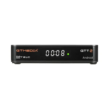 

GTMEDIA GTT2 Android tv box DVB-C Dvb-t2 Tuner Digital Receiver Built-in Wifi support IP TV M3u Netflix Youtube Set Top Box