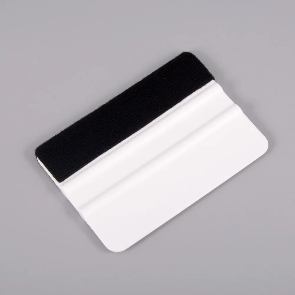 FOSHIO White Vinyl Fabric Felt Squeegee Scraper Car Foil Film Wrap Window Tint Tool Home Cleaning Car Sticker Cover Accessories