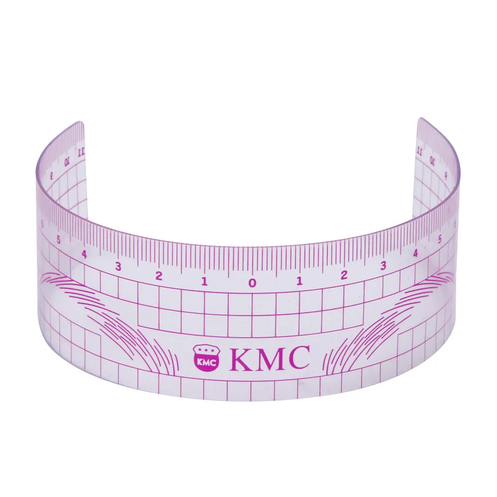 

1pc Hot Pink Microblading Reusable Makeup Brow Measure Eyebrow Guide Ruler Permanent Tools OutTop Jul3 Drop Ship MG