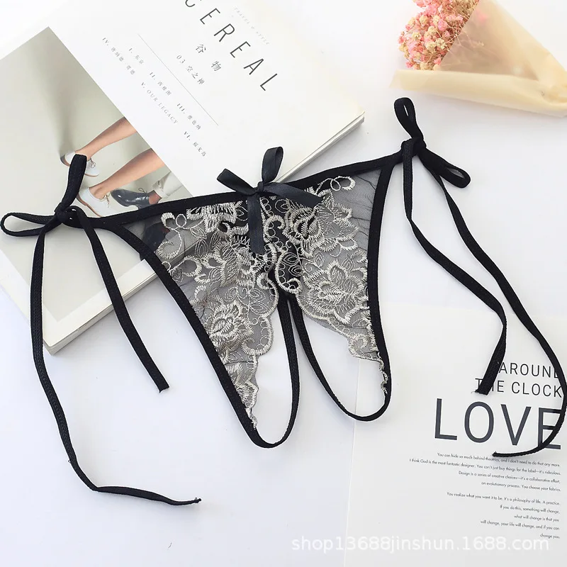 7color Gift beautiful lace leaves Women's Sexy lingerie Thongs G-string Underwear Panties Briefs Ladies T-back 1pcs/Lot JS668 - Цвет: JS668fu