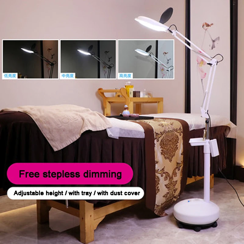 Beauty Lights Tattoo Lights LED Cold Light Magnifier Beauty Eyelash Beauty Nail Lights Eyebrow Tattoo Shadowless Floor Lamp