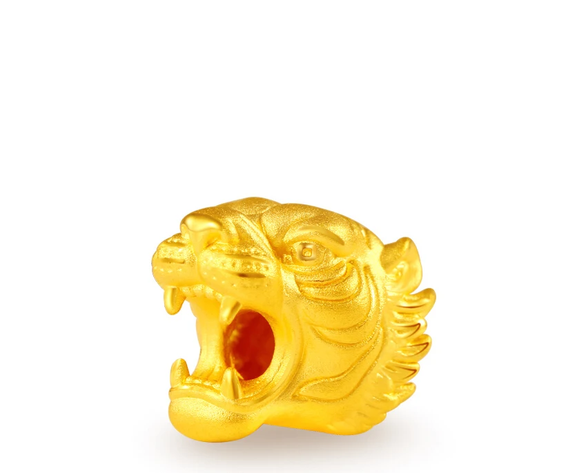 Gold tiger head pendant Clearance