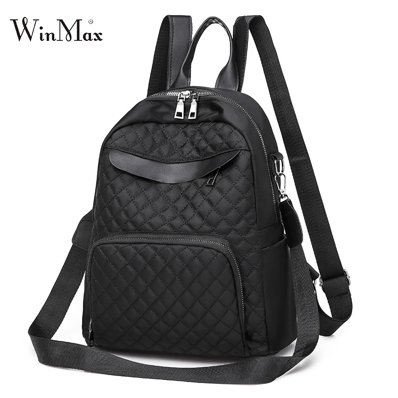 

Embroidery Women Backpack Oxford Waterproof Backpacks For Girls School Bag Light Double-use Shoulder Bag Travel Bag Mochila 2019
