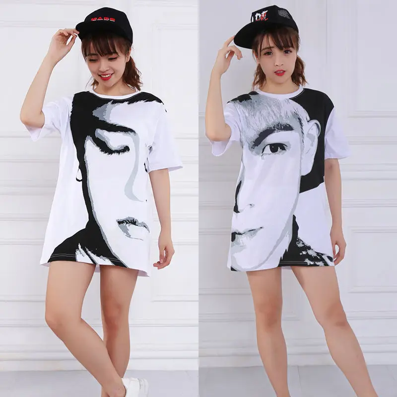 Mainlead Kpop Bigbang футболка сделано полностью T.O.P Фантастический ребенок|Футболки| |