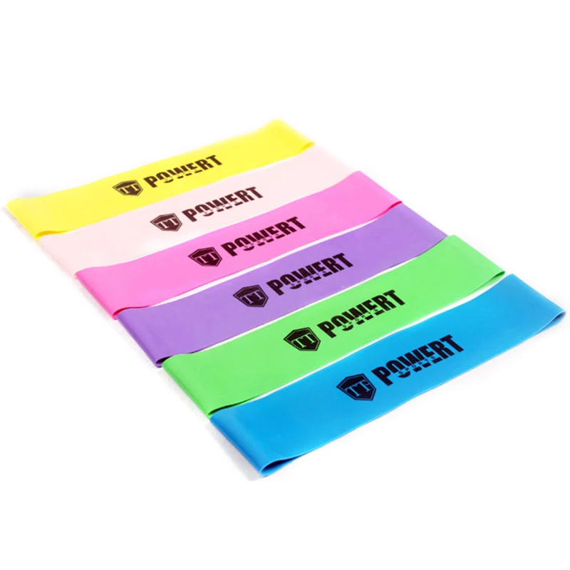 Natural Latex Elastic Fitness Pilates Resistance Bands Strength Power Band Lifting Gym Workout Training Fitness Equipment