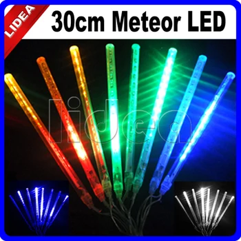 

30CM Meteor Shower Garden Holiday New Year Xmas Navidad Fairy String Lamp Garland LED Christmas Decoration Outdoor Light HK C-27