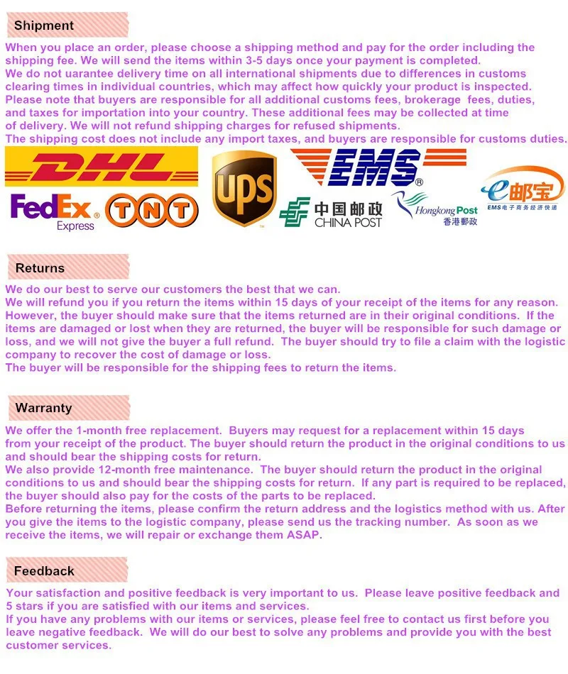 Purchasing details