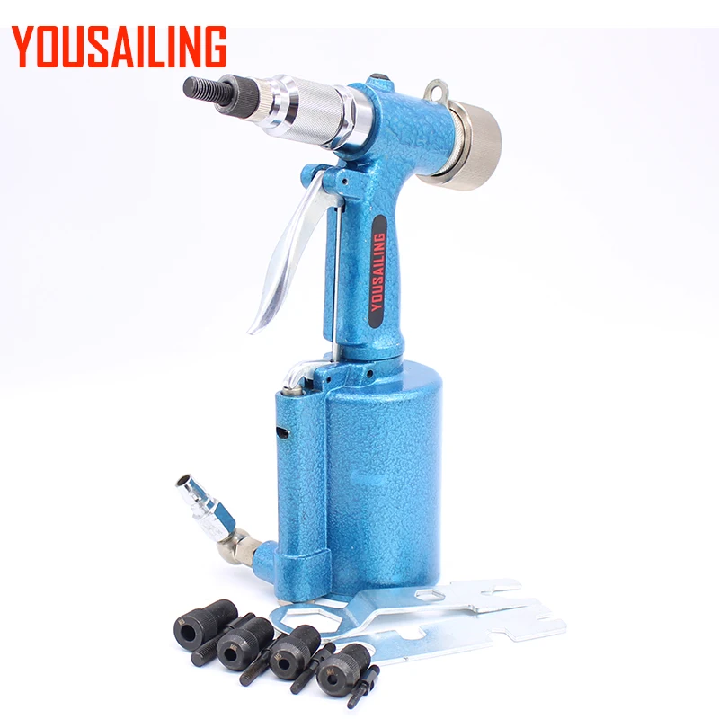 YOUSAILING M4-M10 Semi-automatic Air Rivet Nuts Tool Pneumatic Riveter Nut Tool Air Rivet Nut Gun Riveting Stainless Steel Nuts afbeelding
