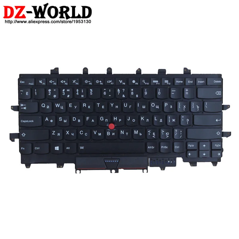 Новая/оригинальная русская клавиатура с подсветкой для Thinkpad X1 Carbon 4th Gen 20FB 20FC