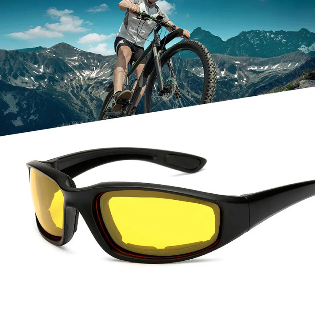 Night Vision Car Anti-Reflection Night Vision AntiGlare Motorcycle Glasse Mountain Bike Cycling riding glasses#703