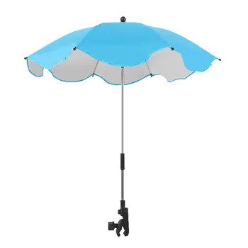

Baby Stroller Umbrella Sun Shade Canopy Cover Stroller Parasol Buggy Stroller Accessories Seat Sun Adjustable Pram Umbrella ##1