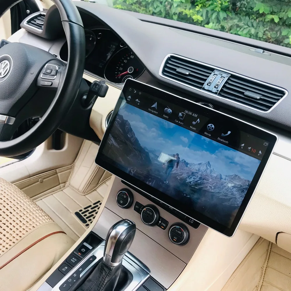 

IPS Rotatable Screen 6-Core PX6 HD 2 din 12.8" Android 8.1 Universal Car Radio dvd GPS Head Unit Bluetooth WIFI USB Easy Connect