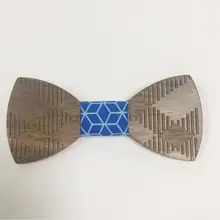 Классический формальный полый крылья бороды благородный деревянный лук галстуки для мужчин свадебные костюмы деревянный галстук-бабочка галстук Рождество