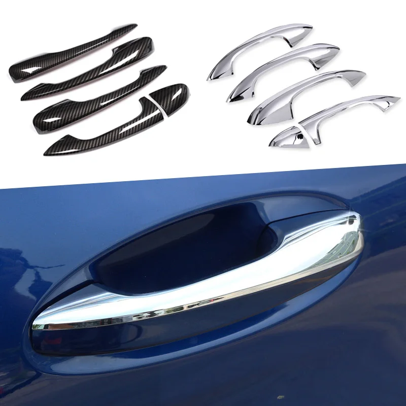

Auto LHD ABS Chrome Door Handle Cover Trim Stickers for Mercedes Benz C Class W205 GLC X253 E Class W213 Car Styling Accessories