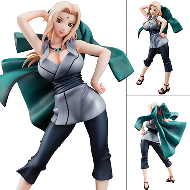 

22cm Anime Naruto Hyuuga Hinata Tsunade Sakura Haruno Figure Toys Naruto Shippuden Megahouse PVC Action Figure Collectible Toy