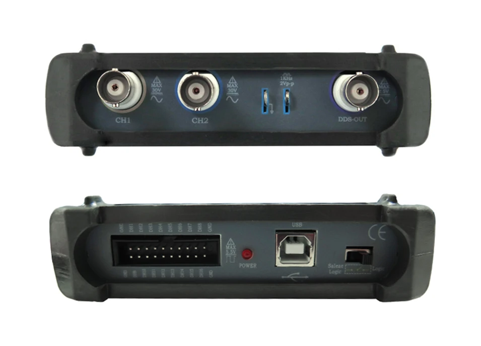 ISDS205X Виртуальный осциллограф PC USB DDS сигнал и логический анализатор 2CH 20 MHz пропускная способность 48MSa/s 8bit ADC анализатор БПФ