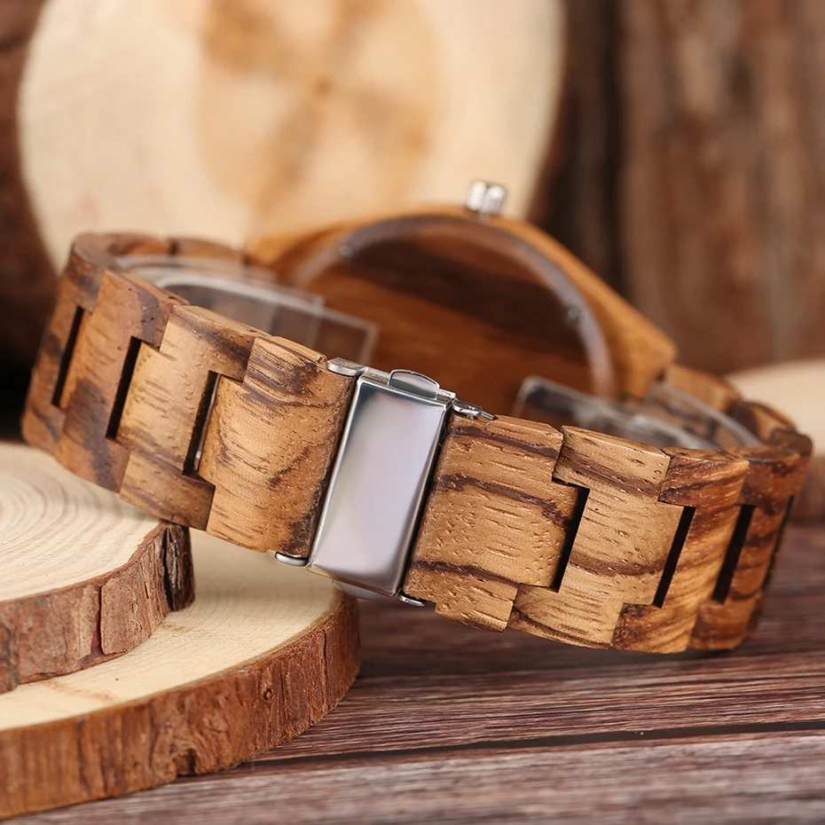 Minimalist Mens Watches Retro Zebra Wood Quartz Clock Women Creative Full Bamboo Bangle Casual Sports Xmas Gifts Reloj de madera 2018 New Fashion (23)
