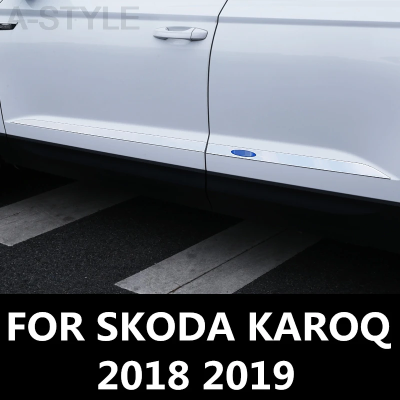 Для SKODA KAROQ 2018 19 водонепроницаемый универсальный автомобильный боковой протектор