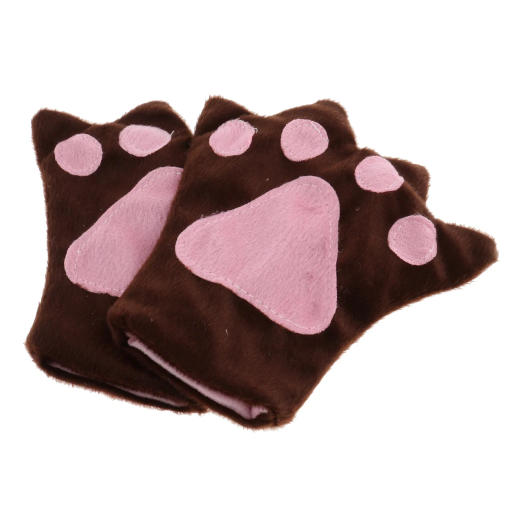 Pack of 5 Animal Monkey Ears Headband Bow Tail Tutu Skirt Set Costume Accessories
