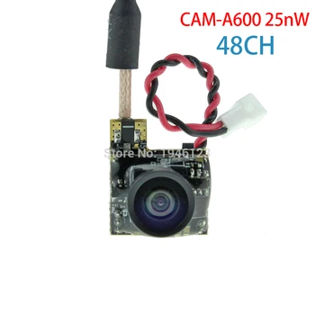 

5.8G 48CH 25MW Mini VTX 600TVL Integrated Image Transmission Camera AIO FPV Camera for FPV Drone Indoor