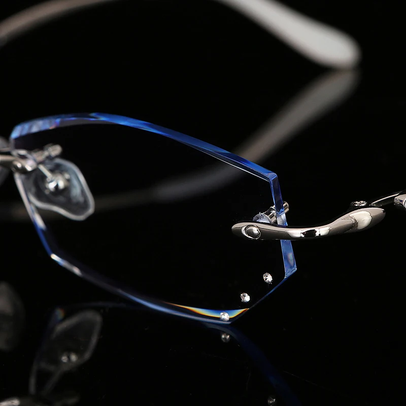 Очки без оправы очками Титан frame Для женщин оптический очки близорукость дальнозоркость прогрессивные рецепт 79