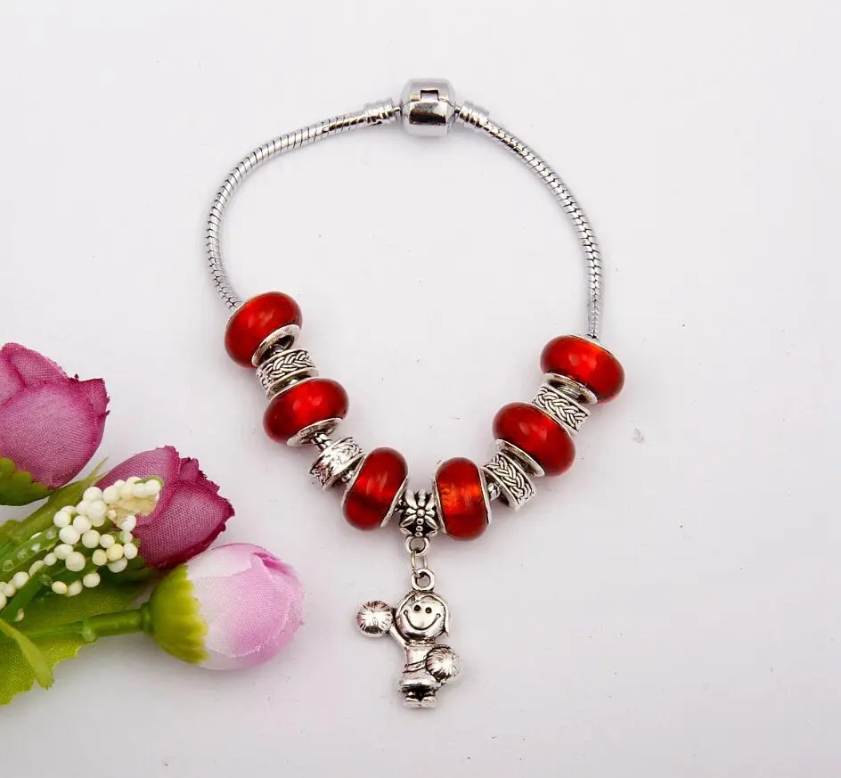 5 قطع أزياء سحر المجوهرات خمر الفضة المشجع فتاة قلادة متعددة الألوان كريستال الأفعى أساور للنساء f078