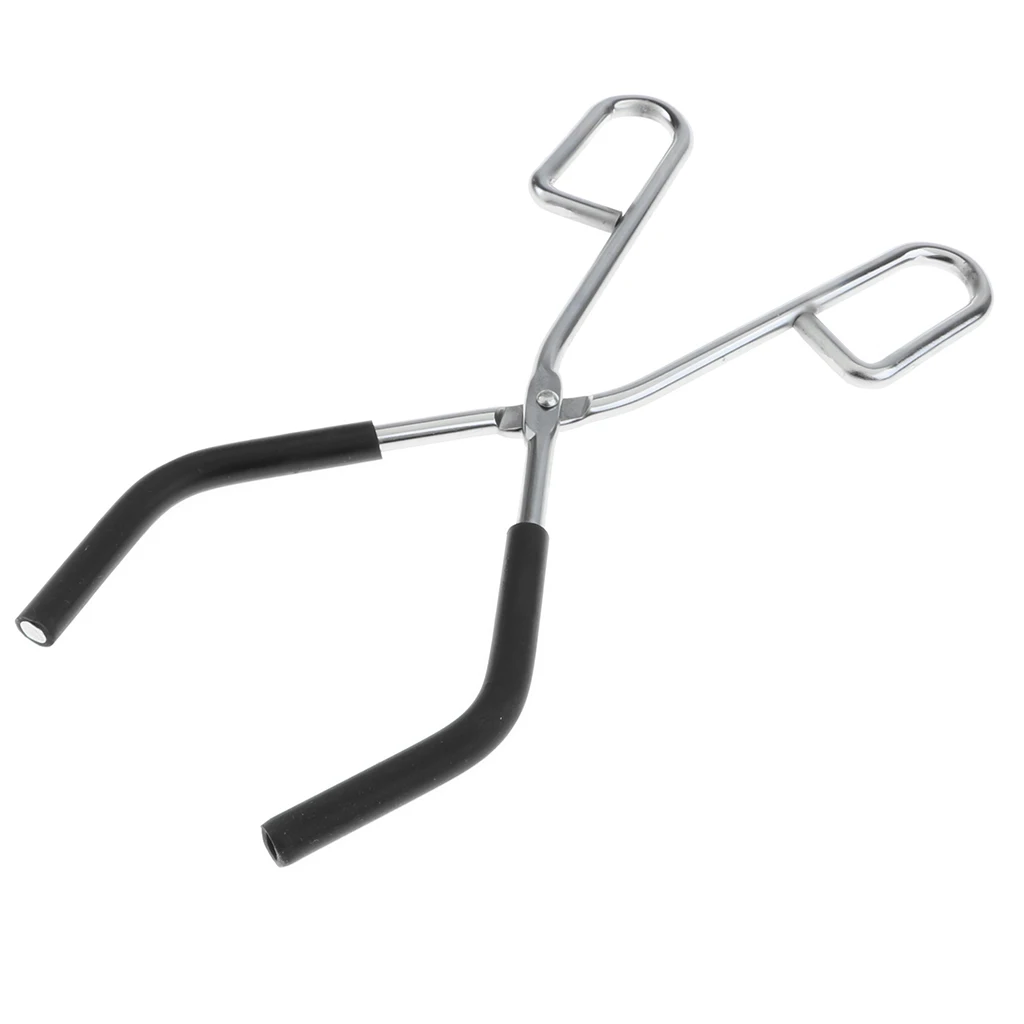 27cm Length Lab Beaker Tongs With Rubber Coated Ends Laboratory Experiment Supplies