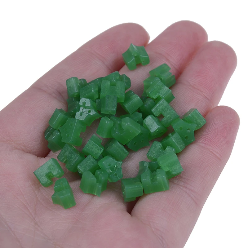 

40pcs/bag Dental Silicone Add On Wedges Rubber Delta Ring Tine Silicone Dental Wedges Rubber Dental Material