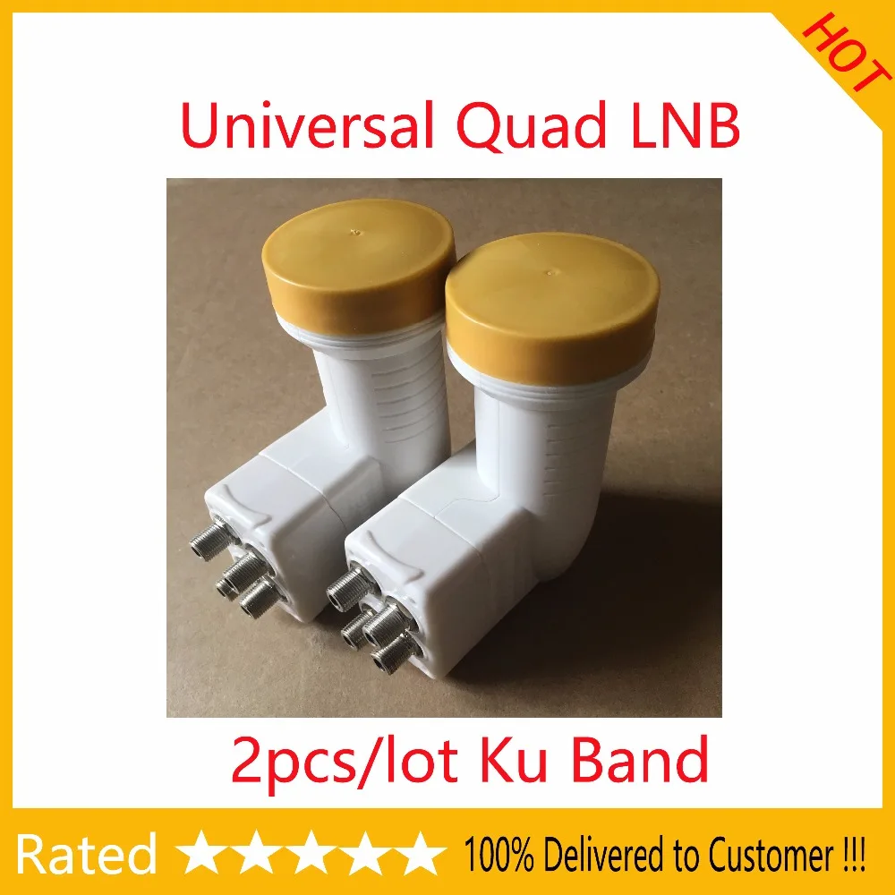 2 шт./лот Новый универсальный Quad LNB SR 4604 Мини HD цифровое спутниковое 4 выхода s 0.1db LNBF