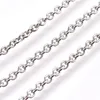 50m/Roll 304 Stainless Steel Cable Chains Link Chain with Spool for Jewelry Making DIY Bracelet Necklace Craft Supplies ► Photo 3/6