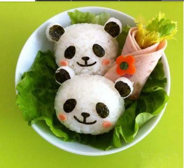 Каваи DIY 3D panda форма для риса в суши Бальное устройство японские инструмент