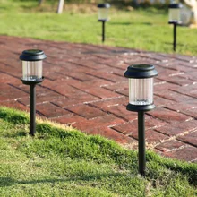 Солнечная наружная газонная лампа светодиодный дом земля вставляется пейзаж Сад сад вилла водонепроницаемое украшение