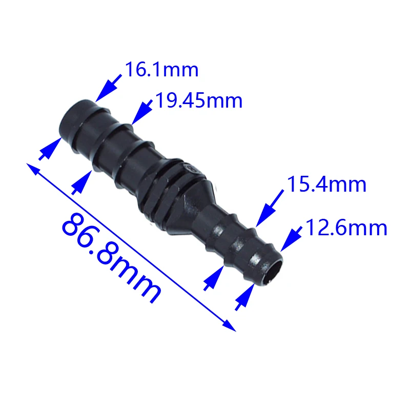Оросительный соединитель 20 мм до 16 мм редукционный соединитель DN15 садовый шланг 1/2 до 5/" 2 пути прямой шланг для ремонта 3 шт