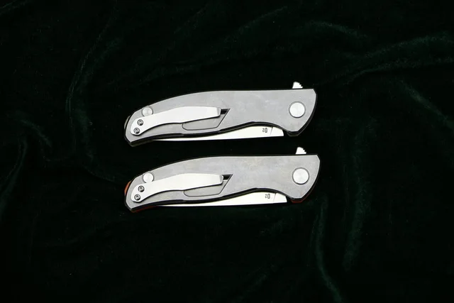 TIGEND Hati 95 Flipper folding knife D2 blade G10 + steel handle camping hunting outdoor survival pocket Kitchen knives edc tool 5