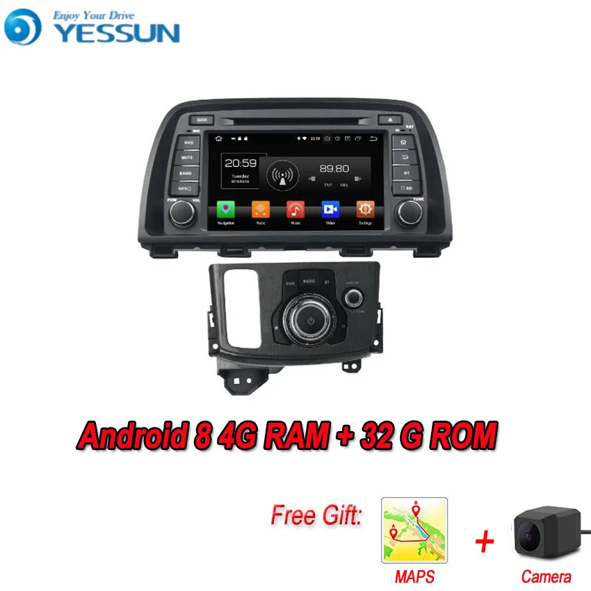 

YESSUN Android 8.0 4G RAM For Mazda CX-5 2013~2014 Car Navigation GPS Multimedia Player mirror link Radio Touch Screen Autoradio