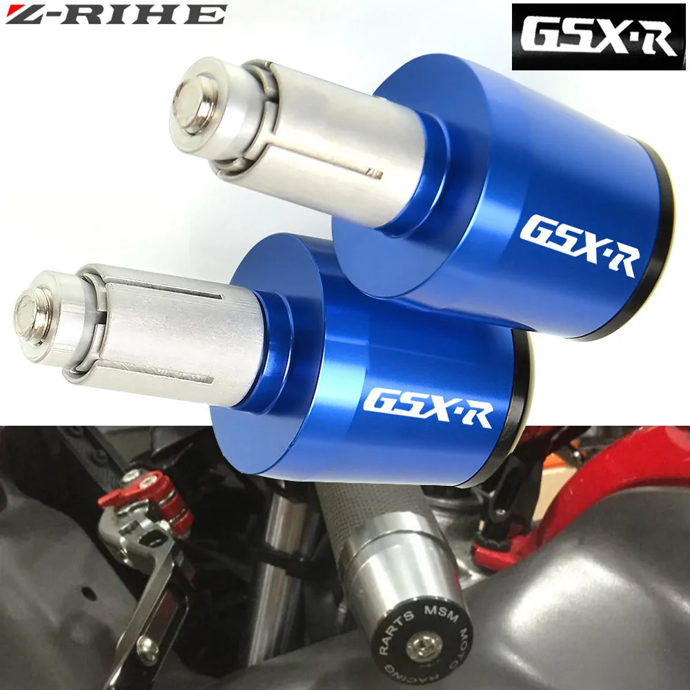 

For SUZUKI GSXR 600/750 04-15/GSX-R 1000 Motorcycle CNC Aluminum Bar End Caps Handlebar Grips Slider Plugs Accessories GSX-R