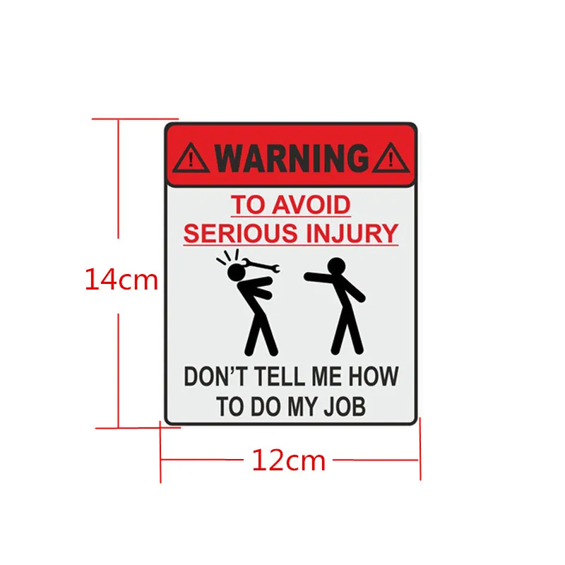 Youwinme-11-9CM-14CM-Warning-Car-Stying-Sticker-Reflective-Decal-TO-AVOID-SERIOUS-INJURY-DONT-TELL (1)