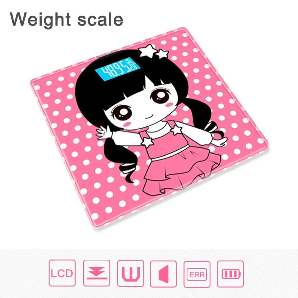 

Cute Bathroom Body Fat bmi Scale Digital Human Weight Mi Scales Floor lcd display Body Index Electronic Smart Weighing Scales