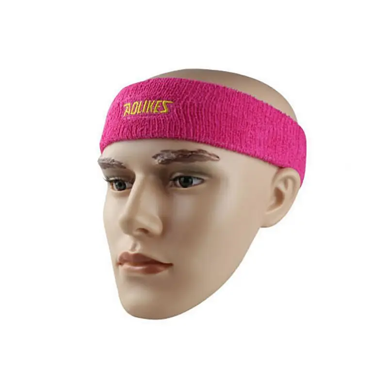 AOLIKES головные повязки Для Йоги Хлопок повязка от пота для мужчин Sweatband женщин головы Налобные повязки Спортивная безопасность