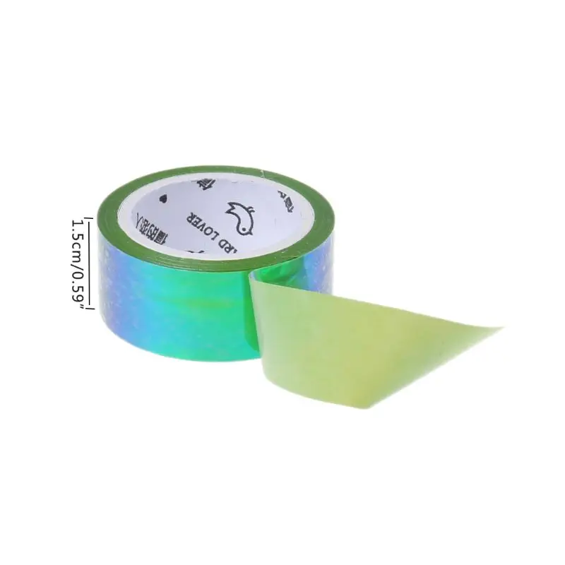 5m Rhythmic Gymnastics Decoration Holographic RG Prismatic Glitter Tape Hoops Stick