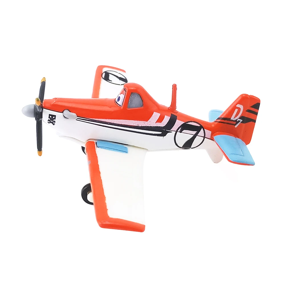 Disney Pixar Planes No.7 Dusty Crophopper 1:55 литая под давлением игрушечная модель самолета из