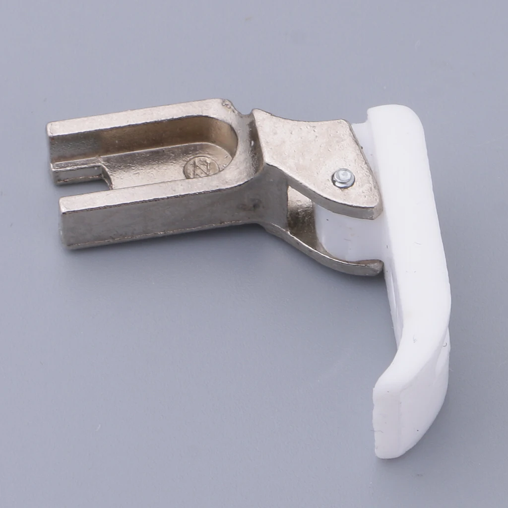 fityle Bottom Right Side Piping Welting Foot For Industrial Sewing Machine Steel T69R DIY Apparel Sewing Tool