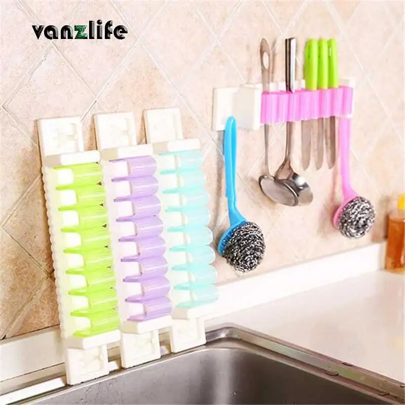 

vanzlife Creative Kitchen Multifunctional debris storage rack home bathroom paste plastic storage rack