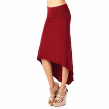 Женская Асимметричная юбка ласточкин хвост Модная тонкая Русалка Стиль Высокая талия длинная полиэфирная юбка женская юбка ласточкин хвост